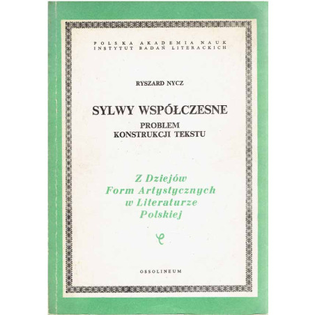 Sylwy współczesne. Problem konstrukcji tekstu