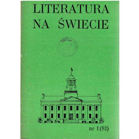 Literatura na Świecie nr 1 (81) 1978