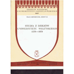Studia z dziejów Uniwersytetu Wileńskiego 1579 - 1979