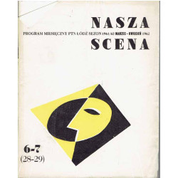 Nasza Scena. Program miesięczny PTN Łódź, sezon 1962
