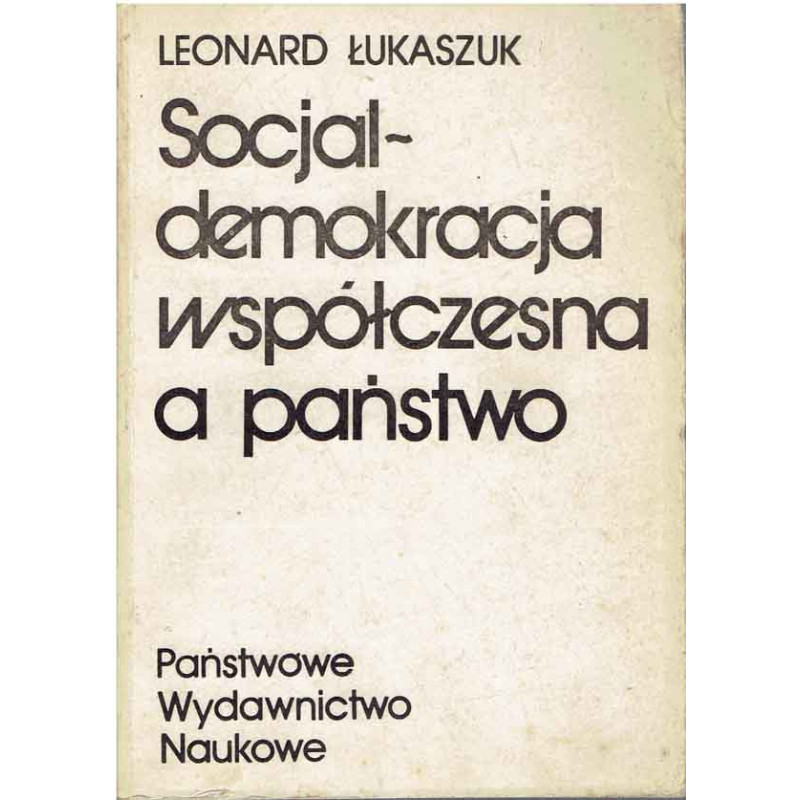 Socjaldemokracja współczesna a państwo