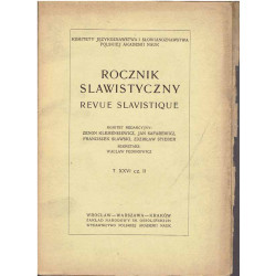 Rocznik Slawistyczny T. XXVI, cz. II