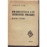 Dwadzieścia lat literatury polskiej (1918 - 1938)
