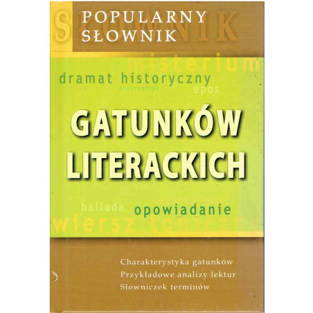 Popularny słownik gatunków literackich