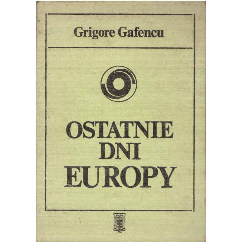 Ostatnie dni Europy. Podróż dyplomatyczna w 1939 roku