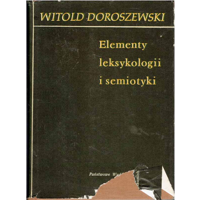 Elementy leksykologii i semiotyki