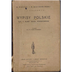 Wypisy polskie dla V klasy szkół powszechnych