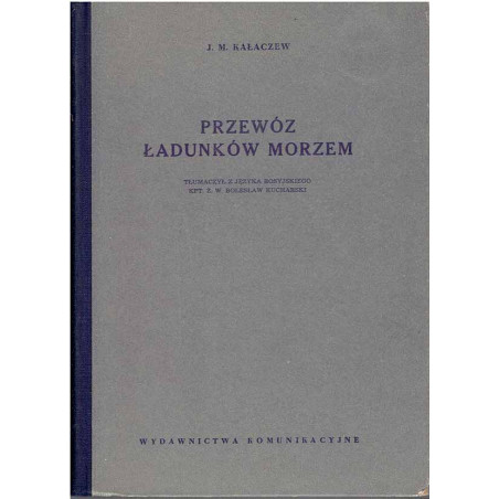 Przewóz ładunków morzem