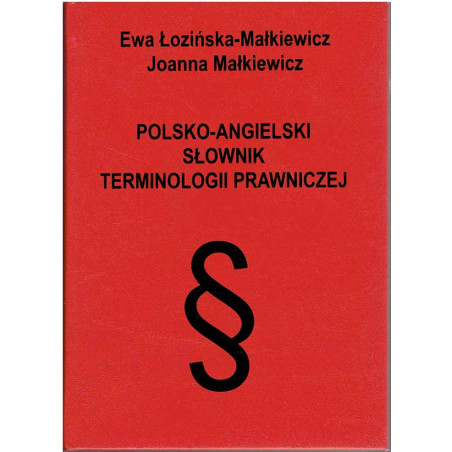 Polsko-angielski słownik terminologii prawniczej