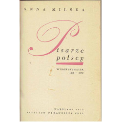 Pisarze polscy. Wybór sylwetek 1890 - 1970