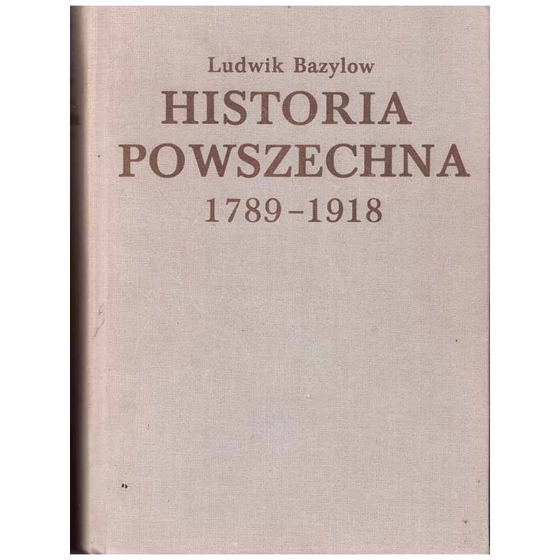 Historia powszechna 1789 - 1918