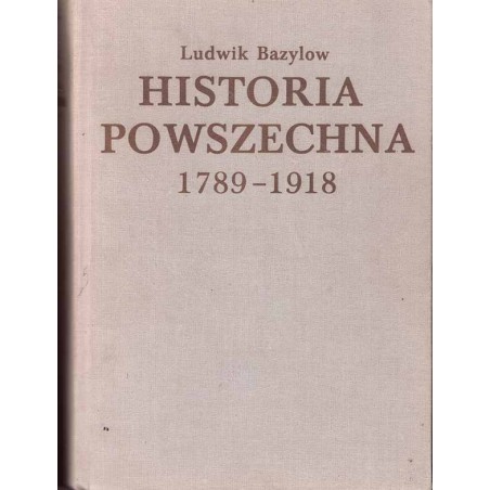 Historia powszechna 1789 - 1918