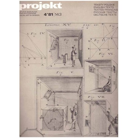 PROJEKT. Sztuka wizualna i projektowanie 1'81/143