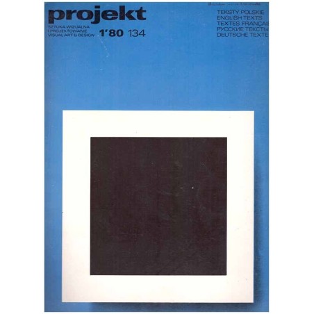 PROJEKT. Sztuka wizualna i projektowanie 1'80/134