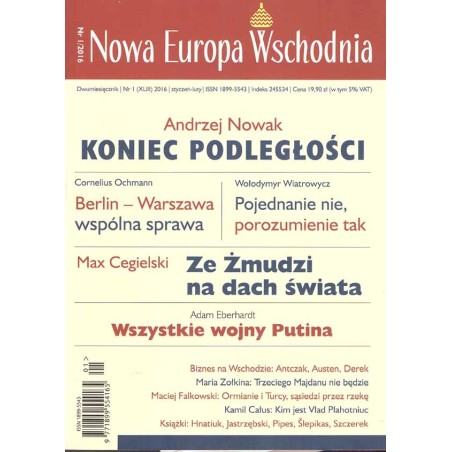 Nowa Europa Wschodnia. Nr 1/2016