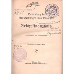 Sammlung der Entscheidungen und Gutachten des Reichsfinanzhofs
