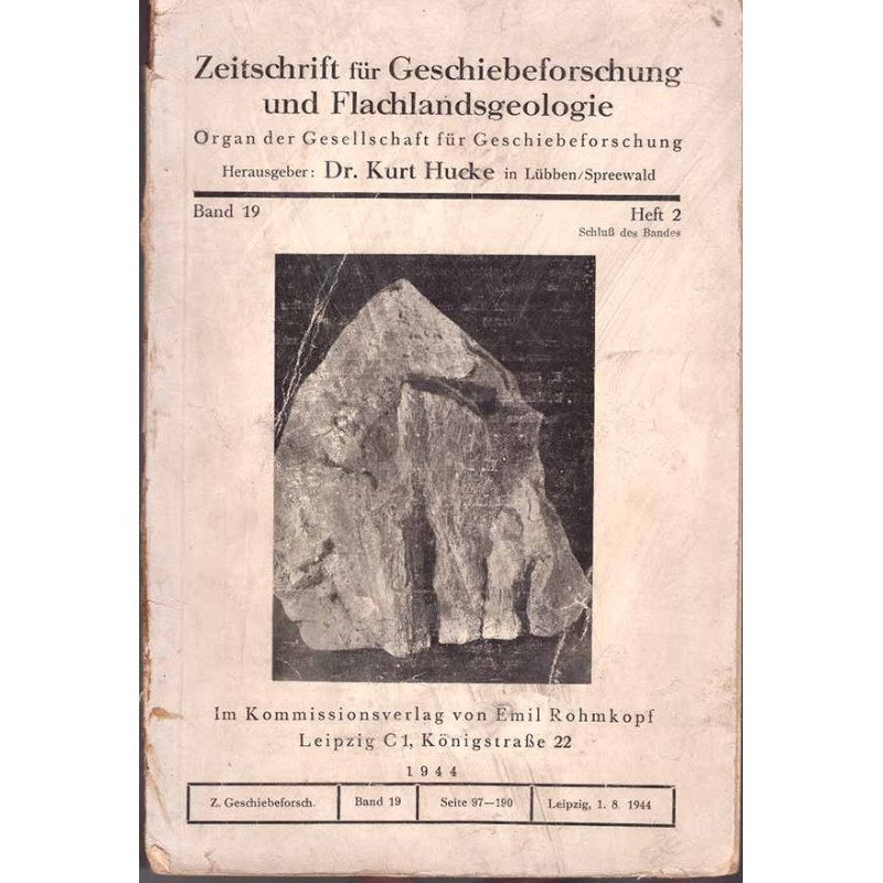 Zeitschrift für Geschiebeforschung und Flachlandgeologie