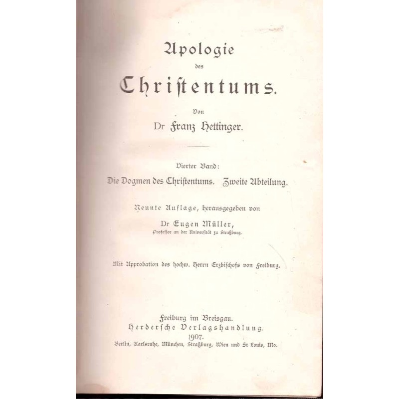 Apologie des Christentums T. 3-4