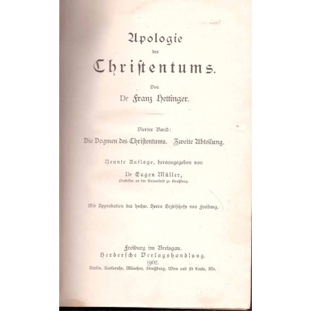 Apologie des Christentums T. 3-4