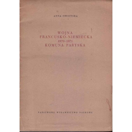 Wojna francusko-niemiecka 1870-1871, Komuna Paryska